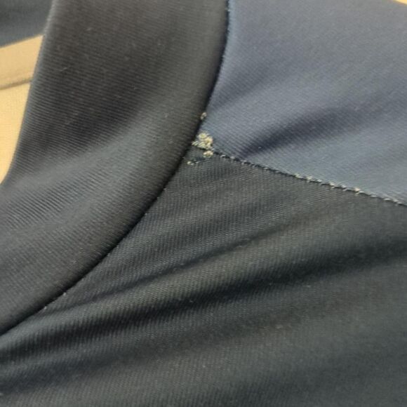 Santic Men's LG Blue Bike Shirt Pockets Cycling Zip Front - Picture 3 of 7